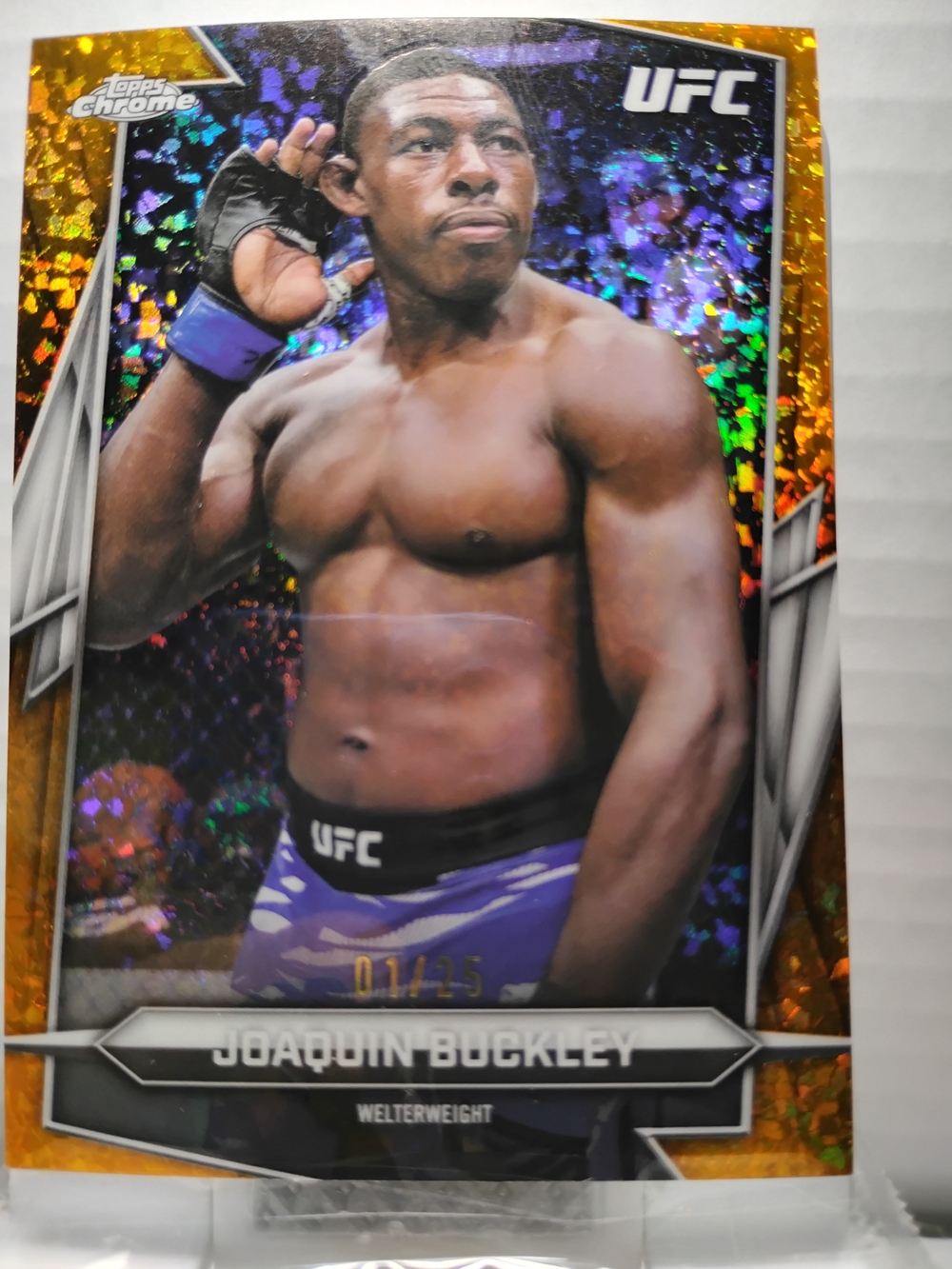 2026 Topps Chrome Ufc Joaquin Buckley Orange Refractor 1/25